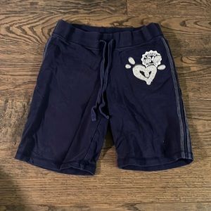 Girls Navy Biker Shorts
